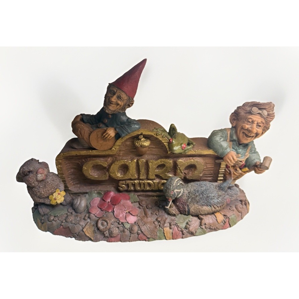 Tom Clark GREETINGS! #2042 Cairn Studio Gnome Figurine 1993 All Artists 13"